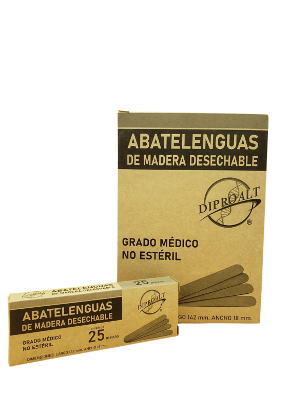ABATELENGUAS DESECHABLE EXHIBIDOR C/20 CAJITAS