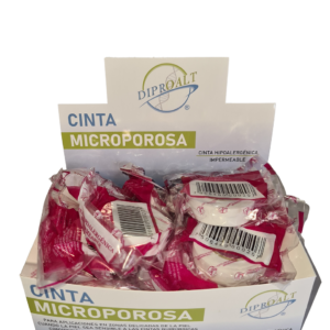 CINTA MICROPOROSA 1.25 X 10 M BLANCA