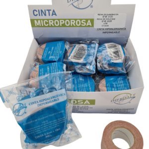 CINTA MICROPOROSA 2.5 X 10 M PIEL
