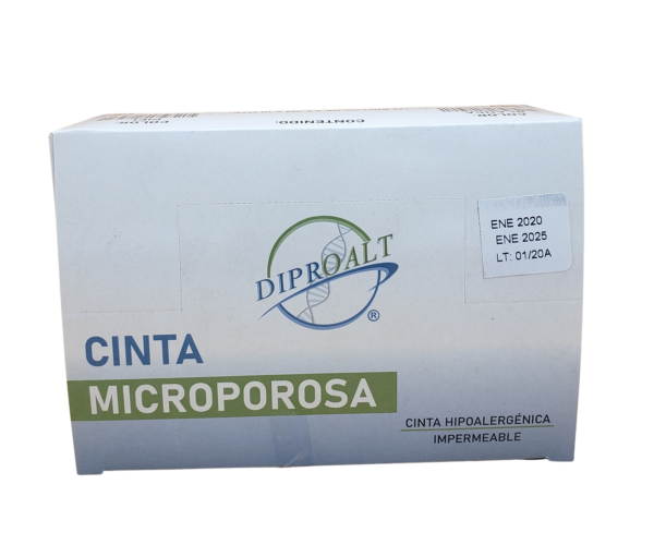CINTA MICROPOROSA 1.25 X 10 M PIEL - Imagen 3