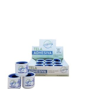 TELA ADHESIVA QUIRURGICA 2.5 X 1 MT #2 C/12 ROLLOS