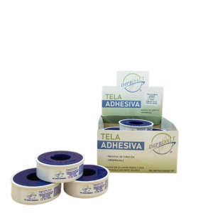 TELA ADHESIVA QUIRURGICO 1.25 X 5MT #3 C/12 ROLLOS