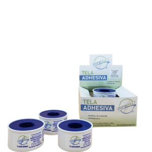 TELA ADHESIVA QUIRURGICA 2.5 X 5MT #4 C/8 ROLLOS